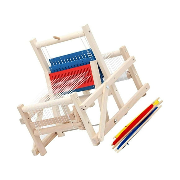 Xinxinyy Wood Traditional Weaving Toys Loom Machine Craft Educational Toy loom kit for and kids children craft Gift