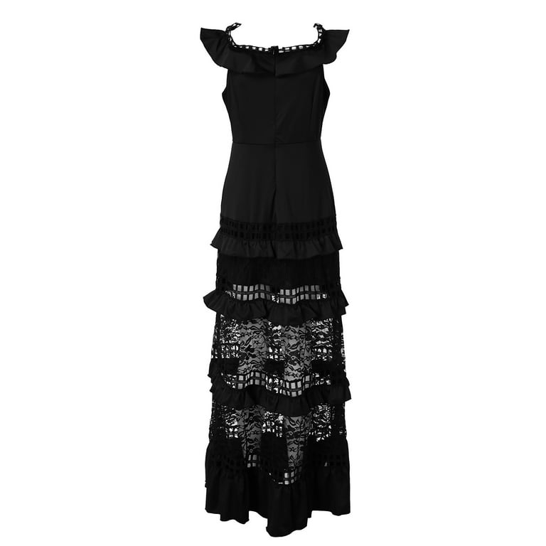 chinese dress ladies The Jules Dress in Black Chantilly Lace 14 / Black Chantilly Lace main image 0