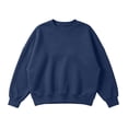 thumbnail image 5 of TGSLY Women's Batwing Long Sleeve Sweatshirt Lightweight Crew Neck Drop Shoulder Fall Tops Relaxed Casual Solid Color Workout Pullovers M, 5 of 7