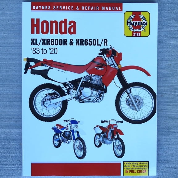 Service & Repair Manual for Honda XL600 XR600 XL650 XR650 XR650L XR XL 600 650 650L Dual Sport Dirt Bike 1983-2020