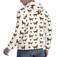 thumbnail image 6 of Haiem Labrador Retriever Dog Patterned Men's Hoodie with Kangaroo Pocket - Ideal Pullover Sweatshirt for Daily Wear, Travel, and Home-XX-Large, 6 of 7