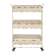 Traditional And Timeless Metal 3 Tier Cart
