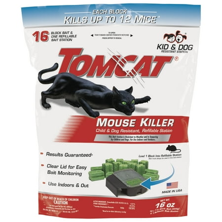 Tomcat Mouse Killer Refill T1 with 16 Baits