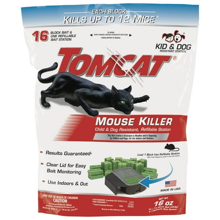 - Tomcat Mouse Killer Refill T1 with 16 Baits