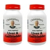 Christopher's Original Formulas - Liver & Gallbladder, 100 Veggie Caps - 2 Packs