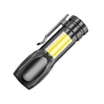 thumbnail image 2 of COB Side Light Flashlight | 10W USB Rechargeable Pen Clip Torch with Built-in High-Capacity Lithium Battery | 3 Modes: High, Burst, Side | 85mm Compact ABS Body | 1 Pack | Long-Range | Multipurpose, 2 of 8