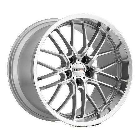 Cray Eagle 19X10.5 5X120.65 69Et 70.3Cb Silver W/ Mirror Cut Face & Lip Wheel