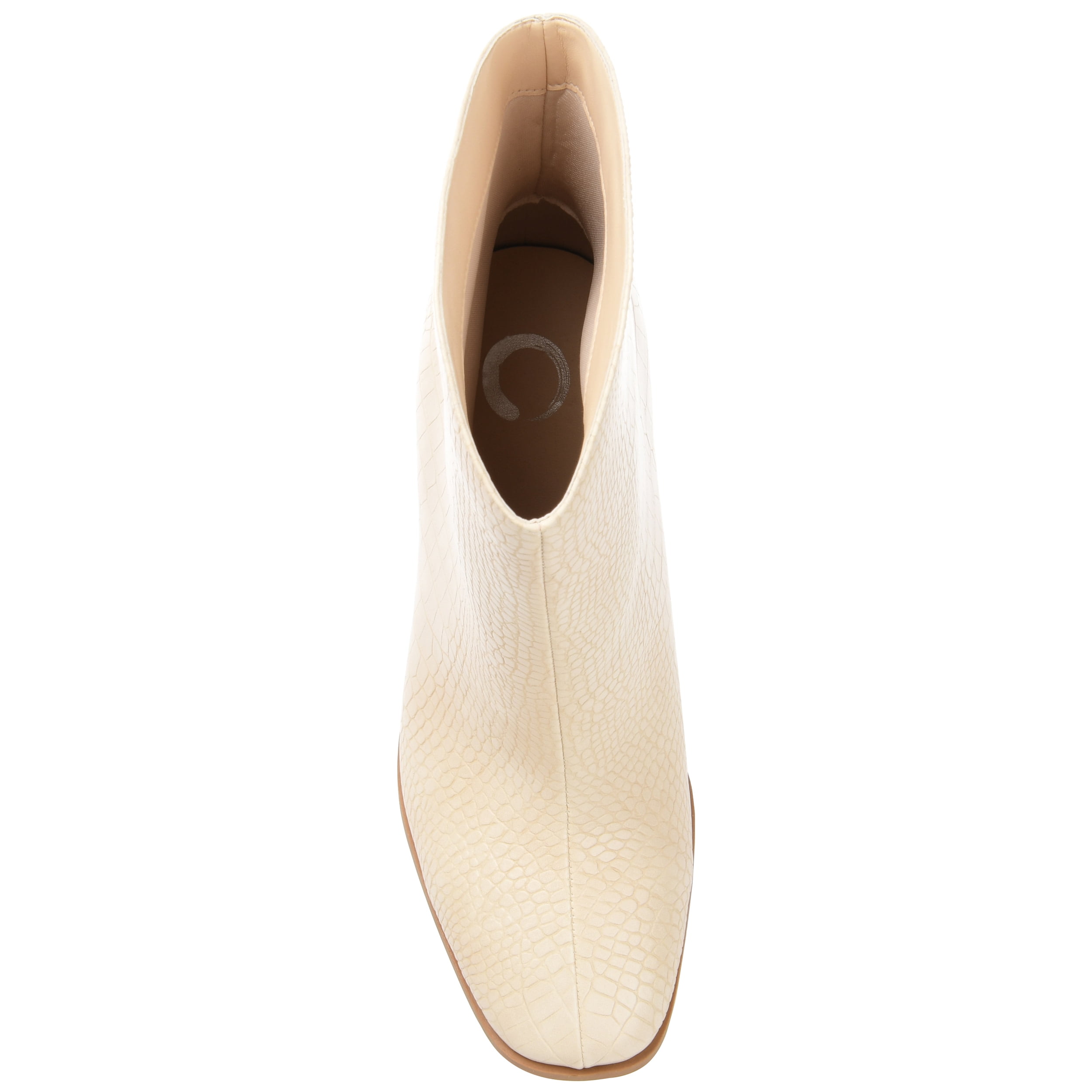 Journee Womens Brekinn Pull On Stacked Heel Booties