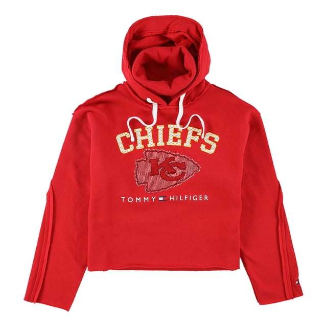 Tommy Hilfiger Mujer Kansas City Chiefs Sudadera con Capucha Kac S