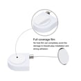 thumbnail image 4 of Uxcell Retractable Security Cable Lock,Remote Control Security Lock Round,for TV,Hardware Cable Lock 1Set White 35.43", 4 of 6