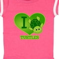 thumbnail image 4 of Inktastic I Love Turtles Boys or Girls Baby Bodysuit, 4 of 5