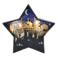 thumbnail image 1 of Decoraciones Artesanía Eid Mubarak Castillo Estrella Elementos Tallado en capas Fiesta temática Adorno Suministros decorativos JM00567 Kits de decoración para fiestas JM00562avec lumière NO1 Bearachild HA060999-02, 1 of 6