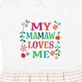 thumbnail image 4 of Inktastic Mamaw Loves Me Girls Apparel Girls Toddler Dress, 4 of 5