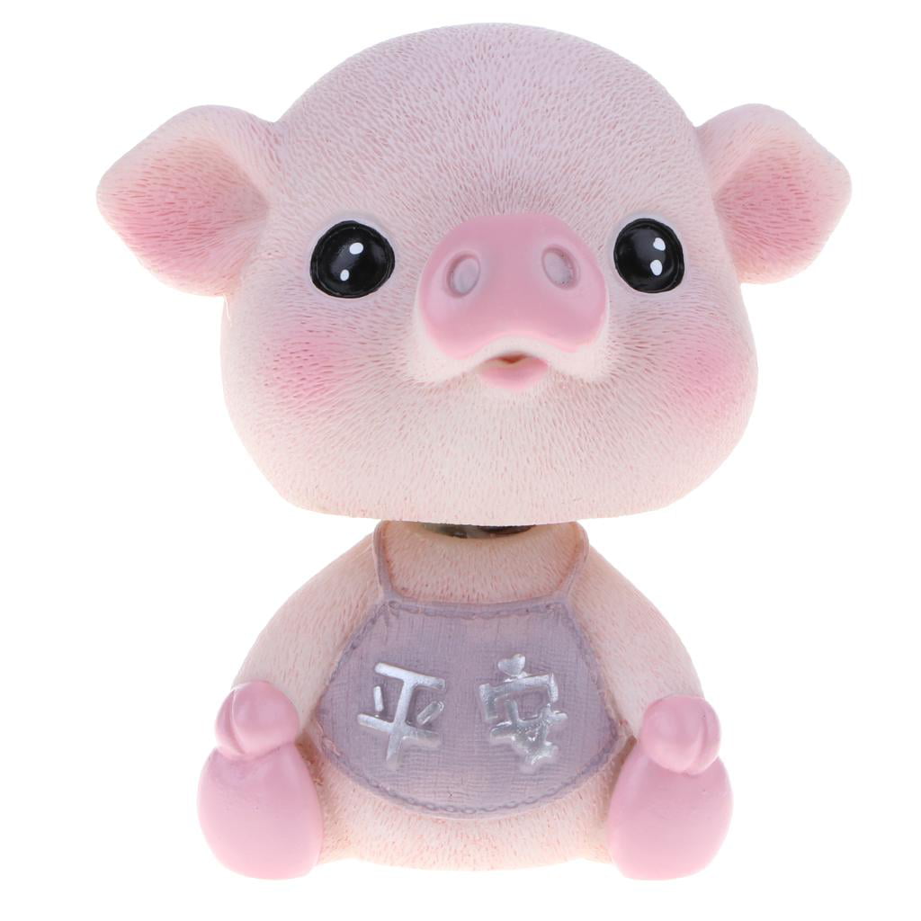 Pig Piggy Bobble Head Doll 