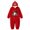 Red#9527, variant on BOOMNY Halloween Unisex Men Womens Flannel Onesie Pajamas Hallowmas Pumpkin Face Graphic Long Sleeve Hooded Pjs Jumpsuit Cozy Warm Loungewear Homewear