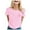 Pink, variant on Breast Cancer Shirts for Women Funny Crew Neck T-Shirt for Women Regular Fit Breast Cancer Tops Outfits Clothes Pink Ribbon Short Sleeve