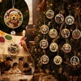 thumbnail image 3 of WDOBM Christmas Decoration, 12 PCS DIY Wooden Diamond Painting Kit, Christmas Ornaments Pearl Diamond Art Kit for Adults Beginner, Xmas Tree Hanging Decor Holiday Gift, 3 of 7