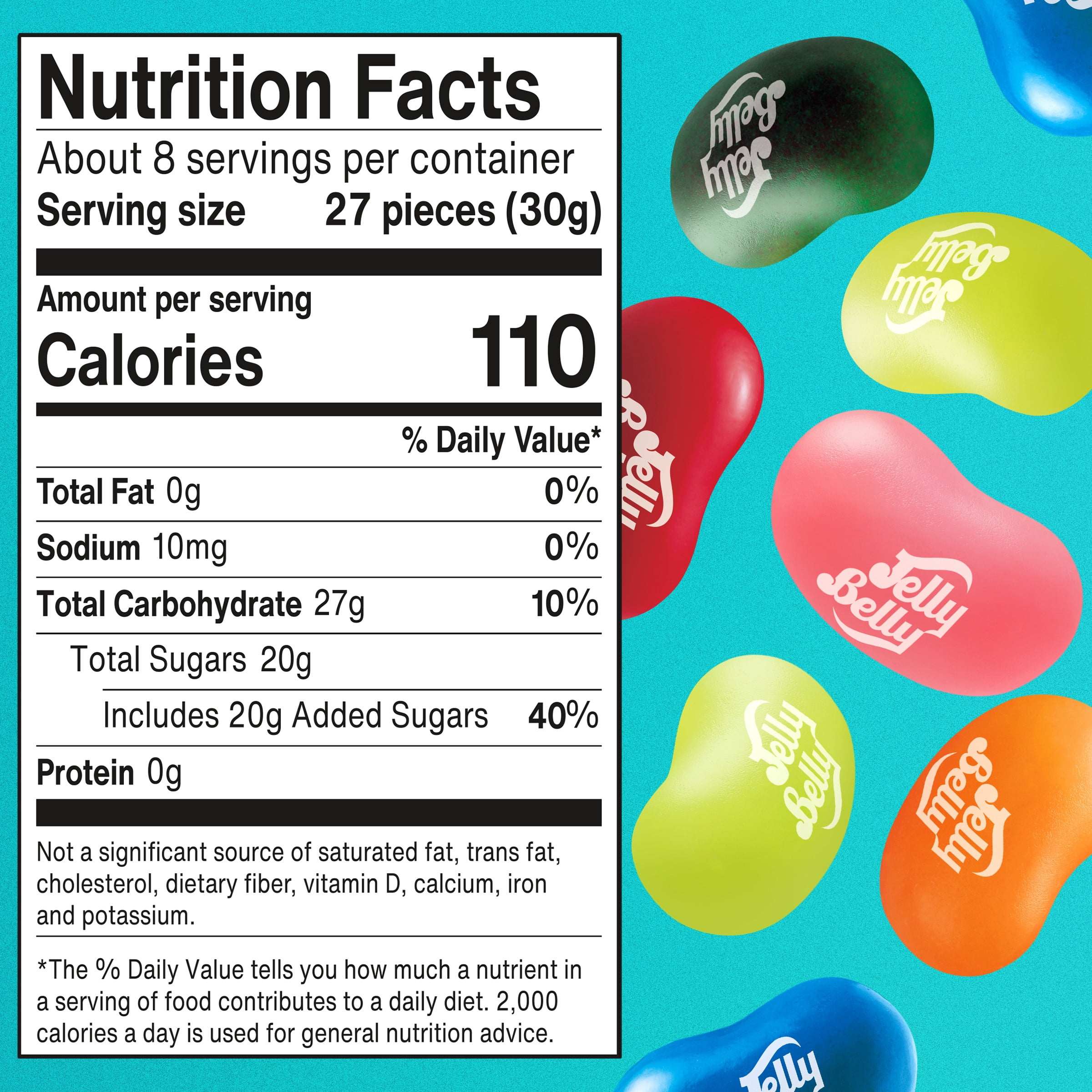 Jelly Belly Endless Summer Jelly Bean Collection - 8 oz Pouch Bag, 10-Count Case - Genuine, Official, Straight from the Source