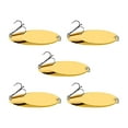 thumbnail image 4 of 5x5 Piezas Cucharas de Pesca Señuelos Spinnerbaits Anzuelos Cebos y Señuelos de Lubina Oro 2,5 g Strade Fareast Limited, 4 of 8