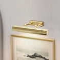thumbnail image 2 of Lucas McKearn Chawton 1-Light Medium Metal Wall Sconce in Polished Brass, 2 of 2