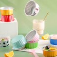 thumbnail image 2 of 1 Set Tasse de Cuisson de Qualité Alimentaire Résistant à la Chaleur avec Couvercle Antiadhésif Feuille d'Aluminium Décorative Cuisson à la Graisse Cupcake Wrapper Muffin Tasse Fournitures de Cuisine, 2 of 8