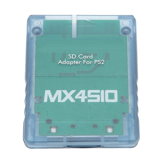 Memory Card Adapter MX4SIO SIO2SD, Hand Made Stable Replacement Card Reader with ABS Material for FAT Console, Applicable to MX4SIO