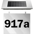 thumbnail image 5 of Outdoor Solar Address Plaque, Stainless Steel Illuminated House Number Signs with Dusk to Dawn Sensor for Easy Visibility, White, 5 of 5