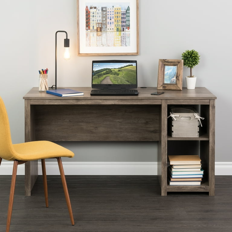 Gray sale desk walmart
