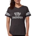 thumbnail image 1 of CafePress - Dibs On The Drummer T Shirt - Womens Football Shirt, 1 of 1