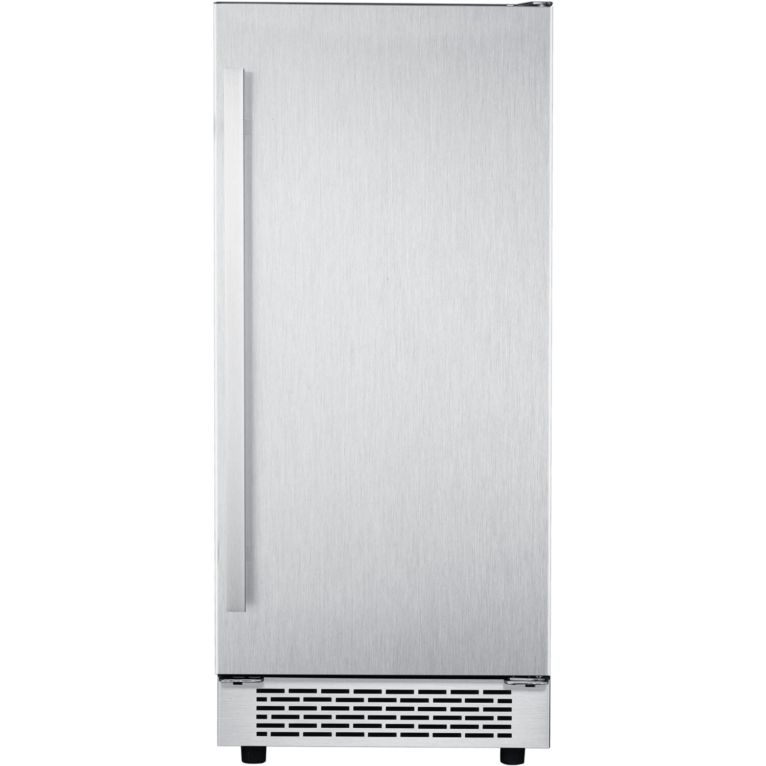 Hanover Luxury Series 15 In. Stainless Steel Undercounter Ice Maker with Reversible Door and Touch Controls