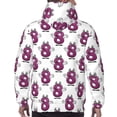 thumbnail image 7 of Kdxio Cute Number 8 Print Mens Casual Hooded Collar Drawstring Hoodies Pullover Sweatshirts Casual Long Sleeve Shirts-3X-Large, 7 of 7