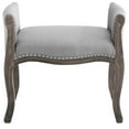 thumbnail image 5 of Modway Avail Vintage French Upholstered Fabric Bench in Light Gray, 5 of 7