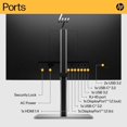 thumbnail image 3 of (Open Box)HP E24u G5 24" Class Full HD LCD Monitor Display Output - HDMI/Display Port/USB-C Manufacture warranty available until Nov 2027, 3 of 8