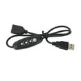 USB5V Thermostat Extension Cord Male in Female Out Flexible PVC