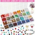 thumbnail image 5 of HXXF Ring Making Kit, 1670Pcs Jewelry Making Kit with 28 Colors Crystal Gemstone Chip Beads, Jewelry Wire, Pliers and Other Jewelry Ring Making Supplies, 5 of 7