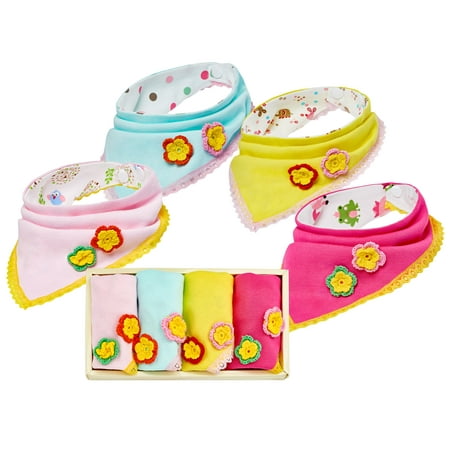 Trendy Baby Bandana Bib for Girls