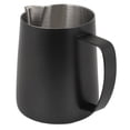 thumbnail image 3 of Coffee Steaming Pitcher, Milk Foamer Cup Ergonomic Double V Outlet  For Coffee Black, 3 of 8