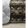 thumbnail image 3 of Coffee Down Alternative Comforter, Coffee Words Different Typographies Beans Cups on Abstract Vintage Backdrop, Microfiber Quilt for All Season, 5 Sizes, Pale Brown Black, by Ambesonne, 3 of 3