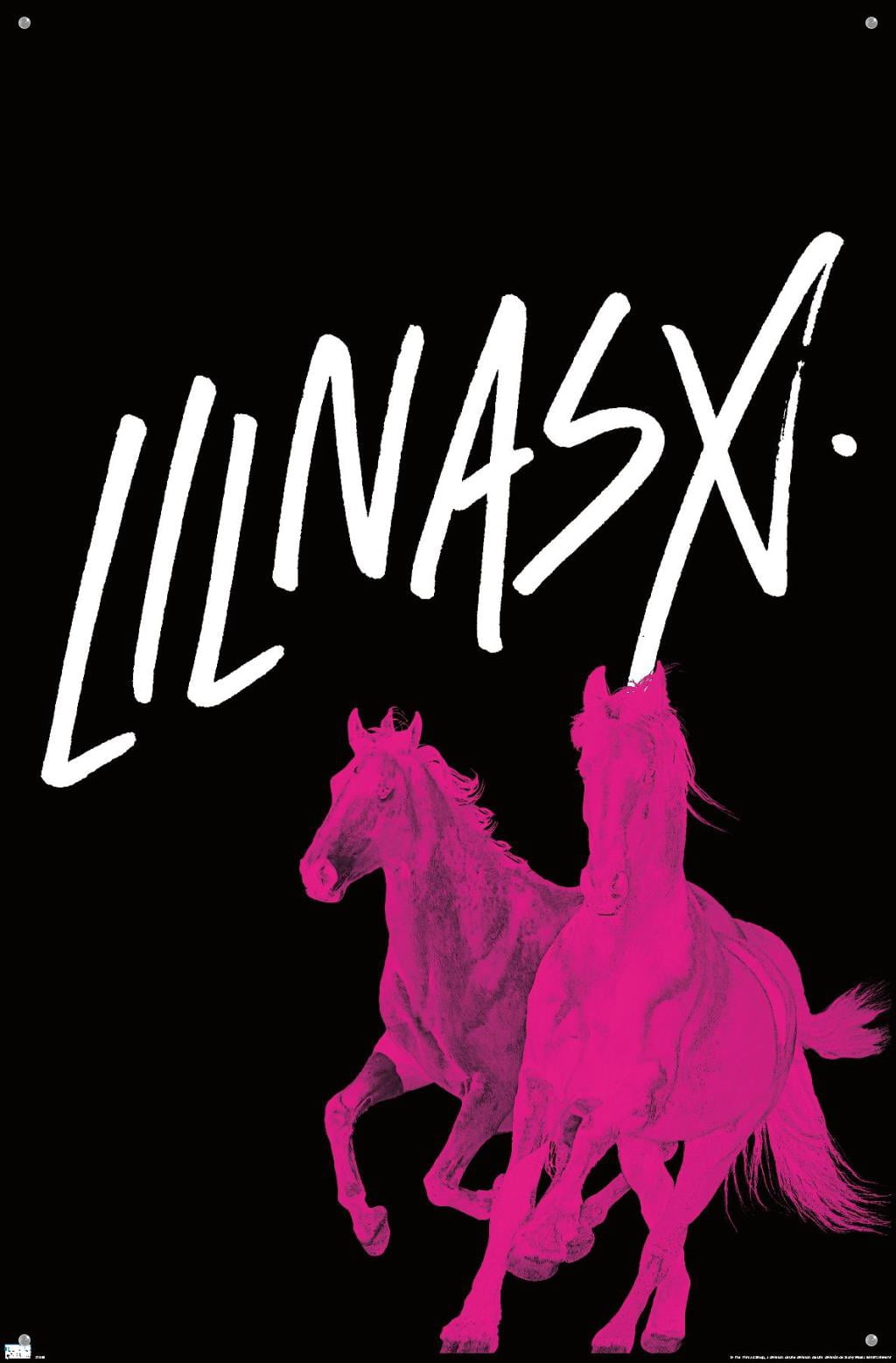 Lil Nas - Horses Wall Poster with Pushpins, 22.375" x 34"