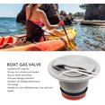 thumbnail image 4 of HUGFEGWE Kayak Air Valve, 2Pcs Inflatable Boat Valve Gasket Kayak Boat Air Valve Inflatable Gas Plug Replacement for Rubber Dinghy Raft Canoe 8 Teeth with Cover Rope Inflatable Kayak Accessories, 4 of 9