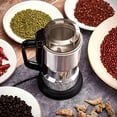 thumbnail image 5 of Electric Coffee Grinder, 10-Second Fast Grinding, 4-Blade Stainless Steel Spice Grinder, 13.53oz Wet & Dry Food Grinder for Beans, Nuts, Grains, Home Kitchen, Coffee Shop, Camping, RV Use, 5 of 12