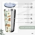 thumbnail image 4 of Western Horse Tumbler Cup with Lid and Straw, 20 Oz Stainless Steel Insulated Western Water Bottle Coffee Mug, 4 of 6