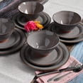thumbnail image 3 of Gibson Elite Terranea Service de table 12 pièces Gris Terre cuite, 3 of 9