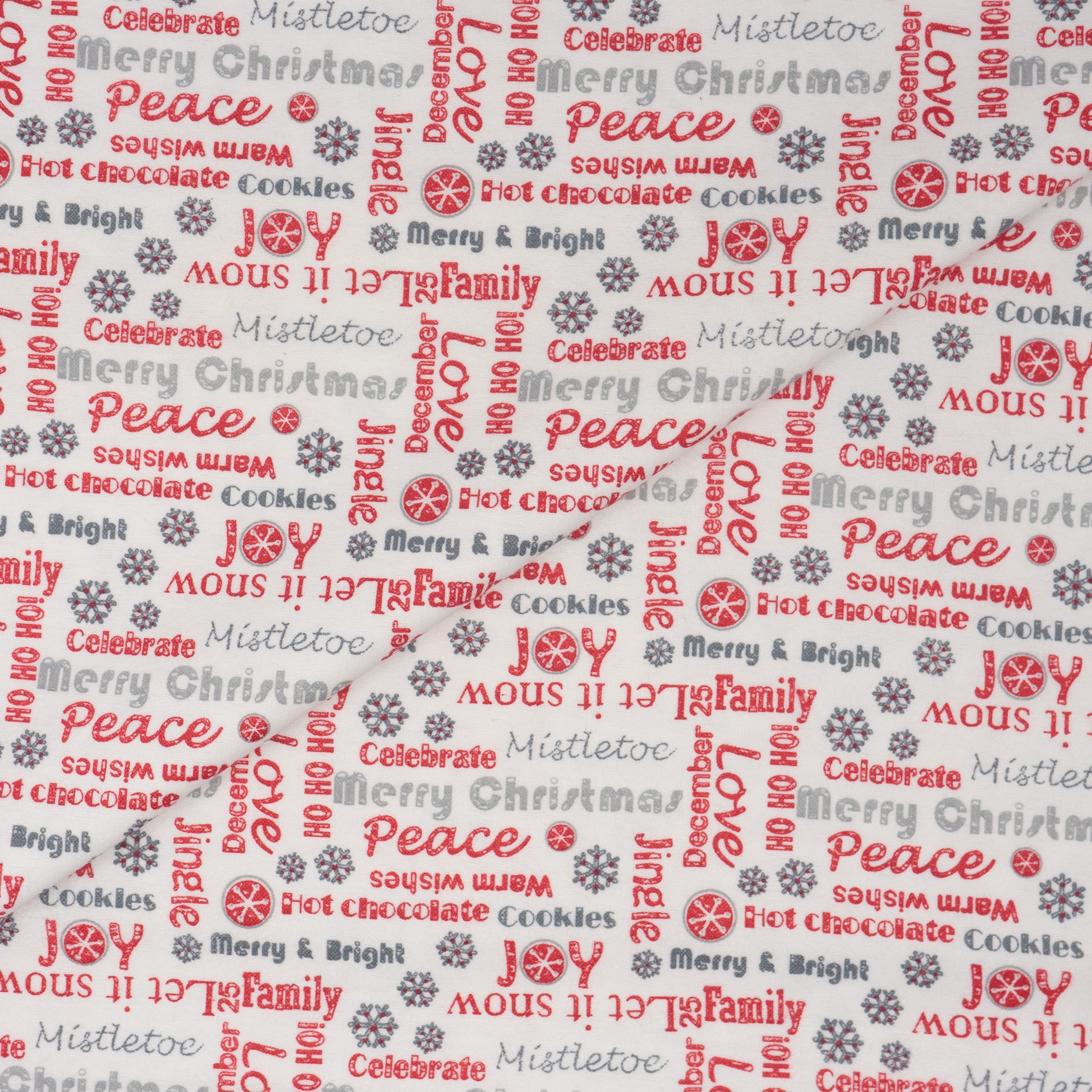 RTC Fabric 100% Cotton 44 inch, Fleece Fabric, Yarn Dyed, Cut by Yard, Joy