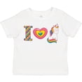 thumbnail image 3 of Inktastic I Love Unicorns Girls Toddler T-Shirt, 3 of 5