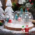 thumbnail image 4 of NIAIZEK Snow Globe Kit with Transparent Plastic Fillable Screw Cap for Crafting and Home Decoration, 4 of 7