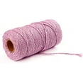 thumbnail image 2 of Eqarp Macrame Cotton Cord 2mm Light Purple Craft Rope Spool 109 Yards DIY Plant Hangers Gift Wrapping, 2 of 8