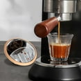 thumbnail image 1 of Espresso Lens Reflective Mirror Flow Rate Observation, con imán parte inferior 360 Swivel profesion Simple para Elegante , Plata de plata Baoblaze Lente de la máquina de café, 1 of 8