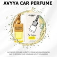 thumbnail image 4 of Avyya Luxury Car Perfume - 0.34 US Floz | Long-Lasting Aroma for Car, Office & Home | Plant-Based Essential Oil Fragrance | Eliminates Odor, Refreshes and Uplifts Mood (Lemon), 4 of 8
