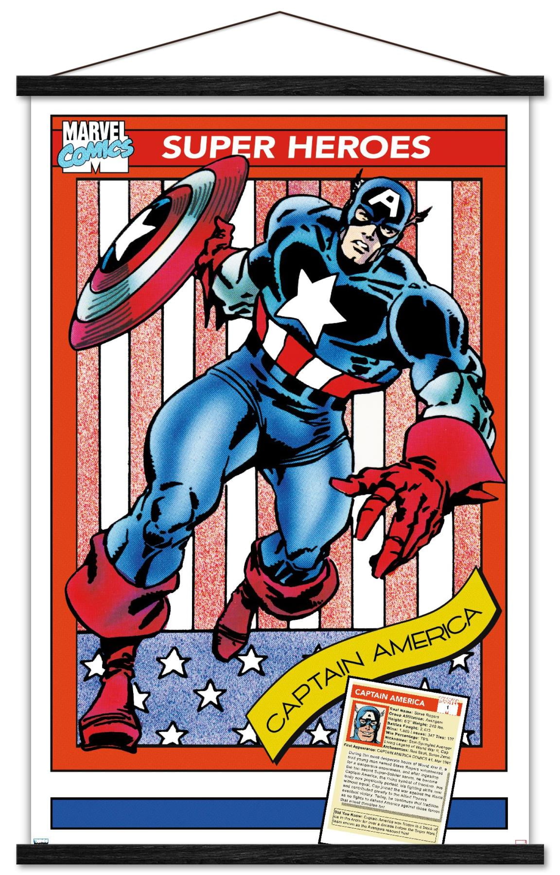 Marvel Trading Cards - Captain America Wall Poster, 14.725